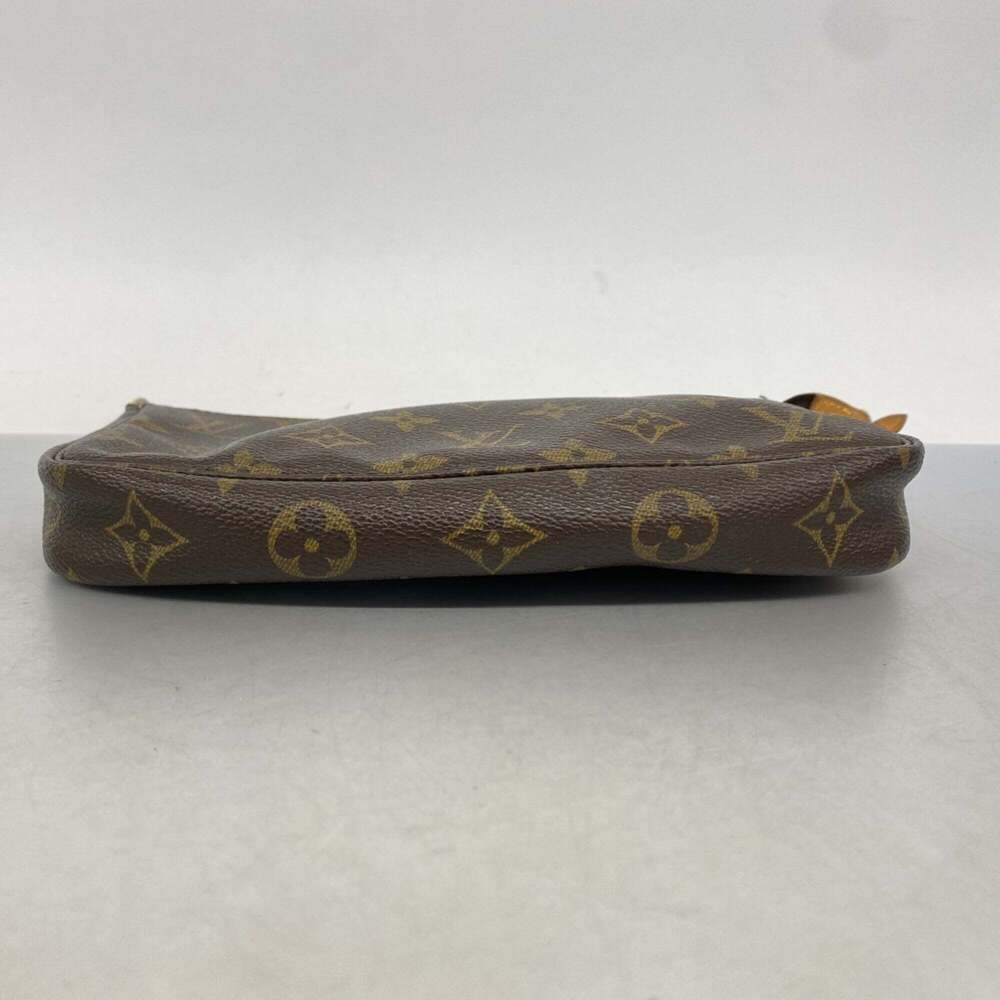 LOUIS VUITTON Authentic Brown Monogram Pochette Pouch - Picture 3 of 9
